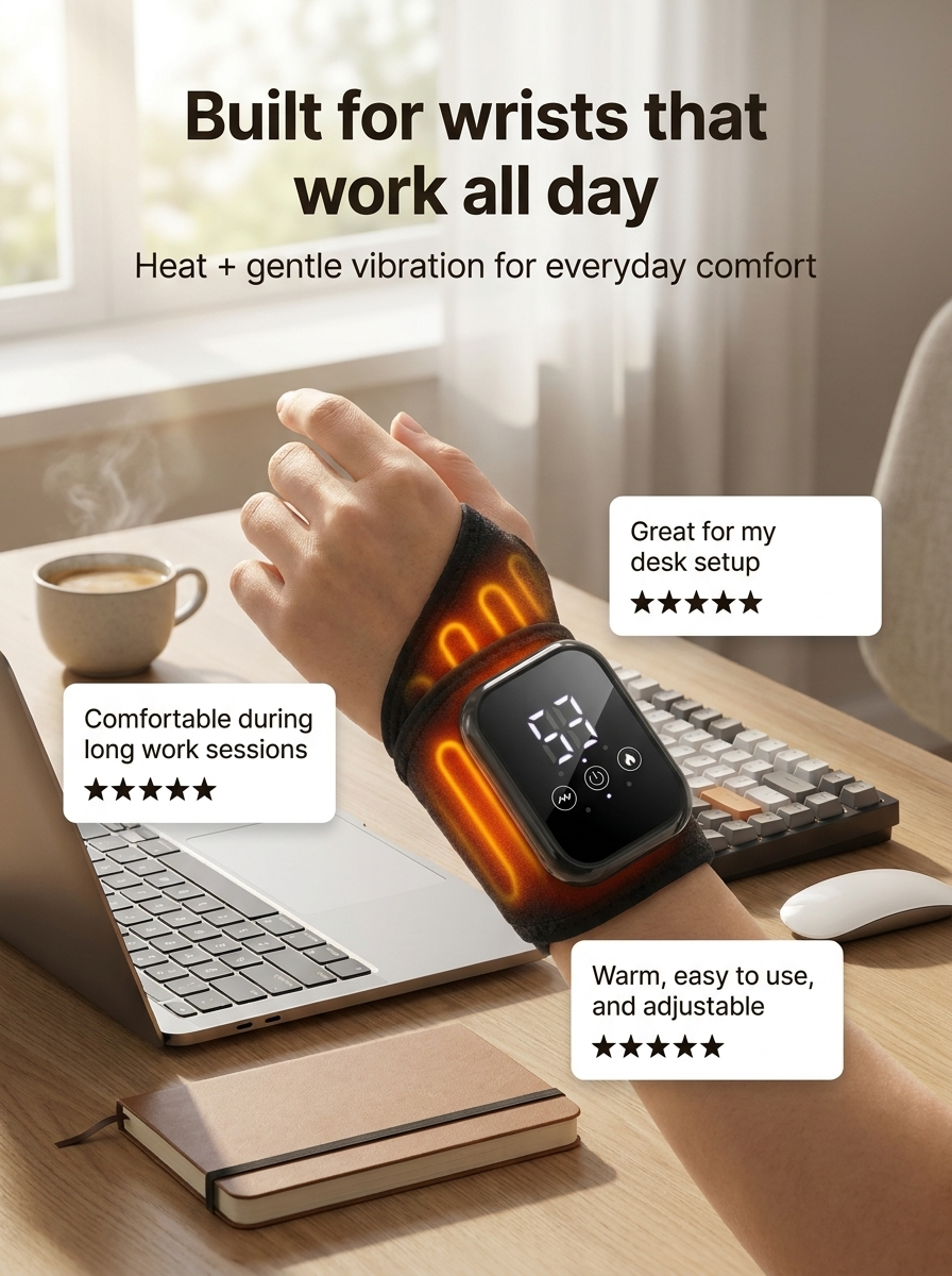 Revora™ HeatFlex Wrist Massager